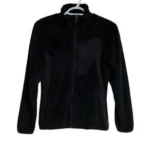 Columbia Lightweight Full Zip Fleece Jacket-Black Size S